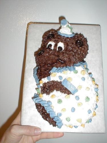 teddy bear smash cake