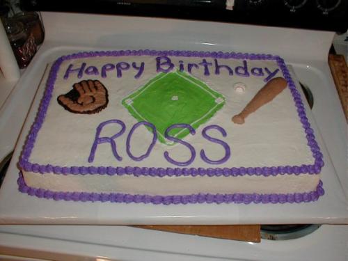 baseball diamond cake