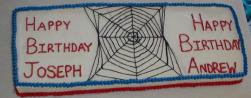 spiderweb cake